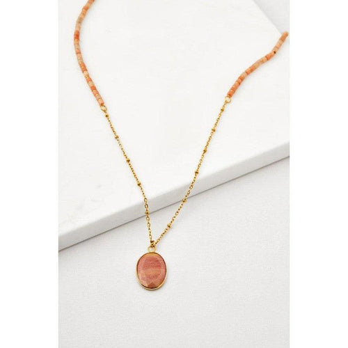 Angelique Necklace / Blush-Zafino-Shop At The Hive Ashburton-Lifestyle Store & Online Gifts
