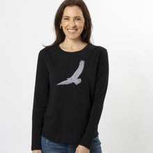 Black Flying High Long Sleeve Tee-Stella + Gemma-Shop At The Hive Ashburton-Lifestyle Store & Online Gifts