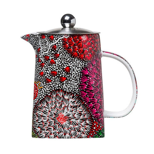 Coral Hayes Tea Pot-Alperstein Designs-Shop At The Hive Ashburton-Lifestyle Store & Online Gifts