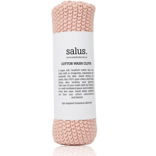Cotton Wash Cloth-Salus Body-Shop At The Hive Ashburton-Lifestyle Store & Online Gifts