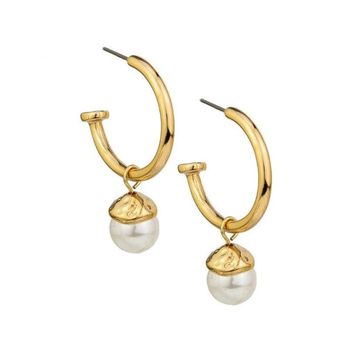 Gold Hoop & Pearl Hoops-Tiger Tree-Shop At The Hive Ashburton-Lifestyle Store & Online Gifts