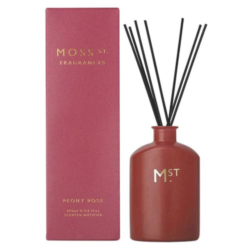 Peony Rose Diffuser 275ml-Moss St. Fragrances-Shop At The Hive Ashburton-Lifestyle Store & Online Gifts