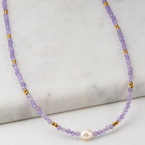 Denver Necklace / Lilac-Zafino-Shop At The Hive Ashburton-Lifestyle Store & Online Gifts