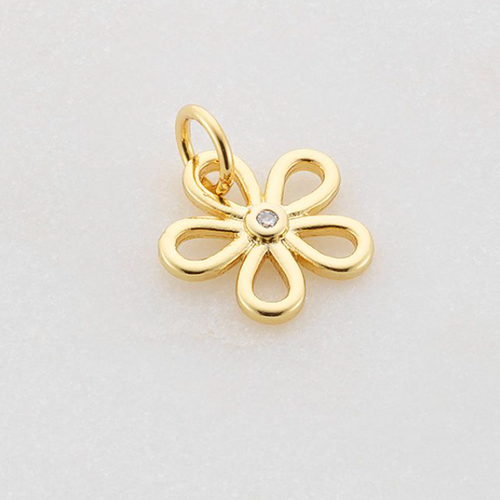 Flower Charm / Gold-Zafino-Shop At The Hive Ashburton-Lifestyle Store & Online Gifts