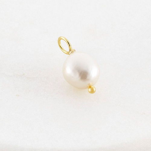 Pearl Charm / Gold-Zafino-Shop At The Hive Ashburton-Lifestyle Store & Online Gifts