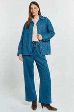 Vespa Denim Shirt / Mid Blue Blue Denim-Betty Basics-Shop At The Hive Ashburton-Lifestyle Store & Online Gifts