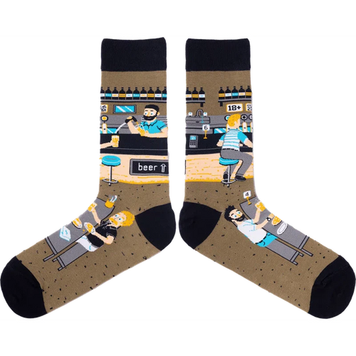 A Brewtiful Day Male Socks-Spencer Flynn-Shop At The Hive Ashburton-Lifestyle Store & Online Gifts