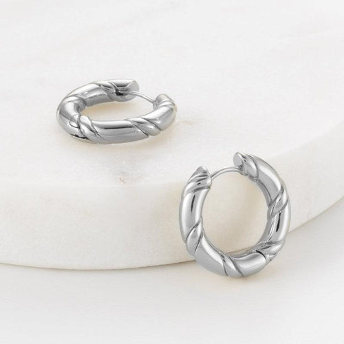 Alannah Hoop / Silver-Zafino-Shop At The Hive Ashburton-Lifestyle Store & Online Gifts