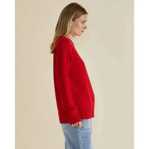 Andy Sweater / Red-Betty Basics-Shop At The Hive Ashburton-Lifestyle Store & Online Gifts