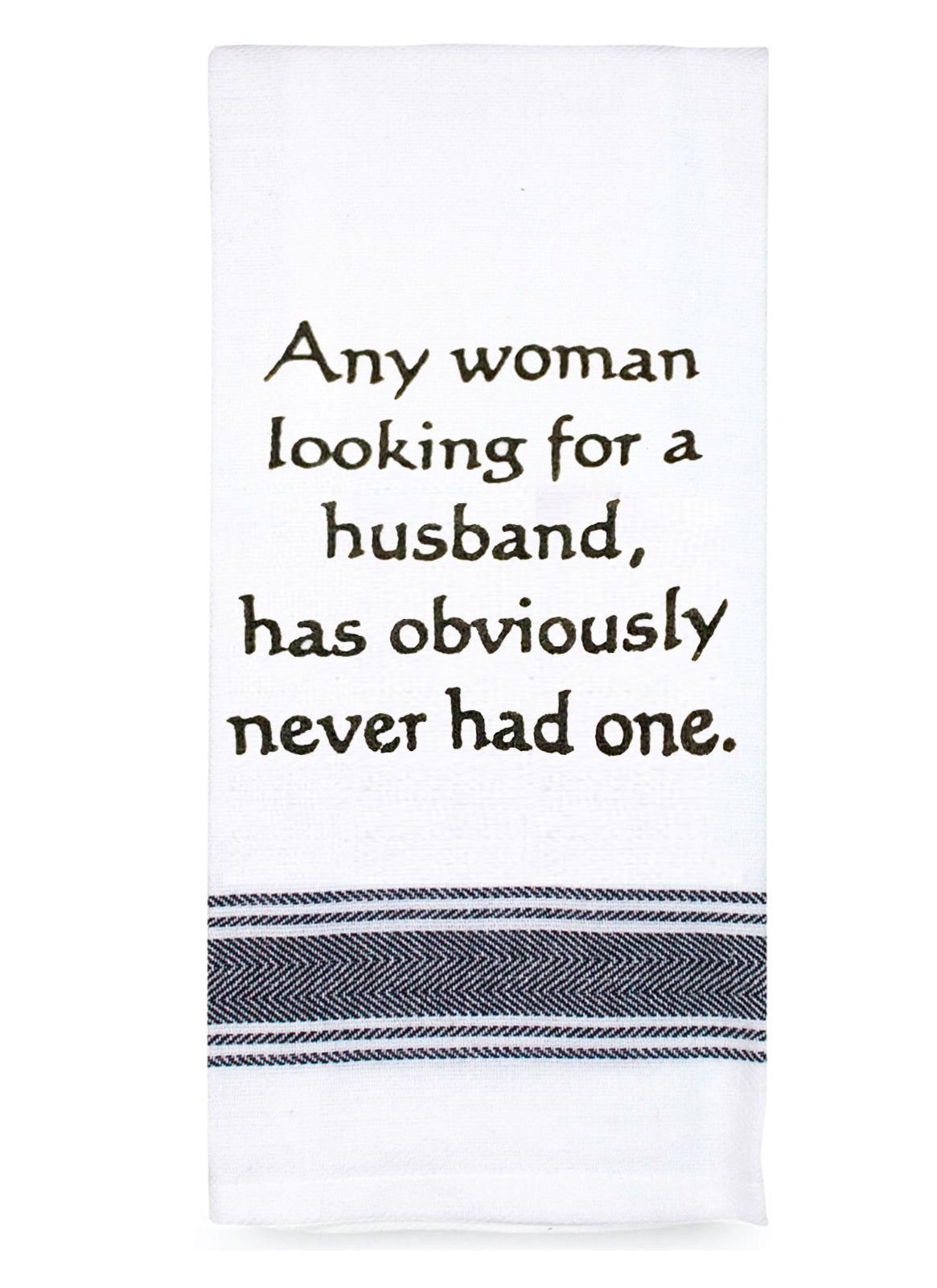 "Any Woman Looking" Tea Towel-Tamboril-Shop At The Hive Ashburton-Lifestyle Store & Online Gifts