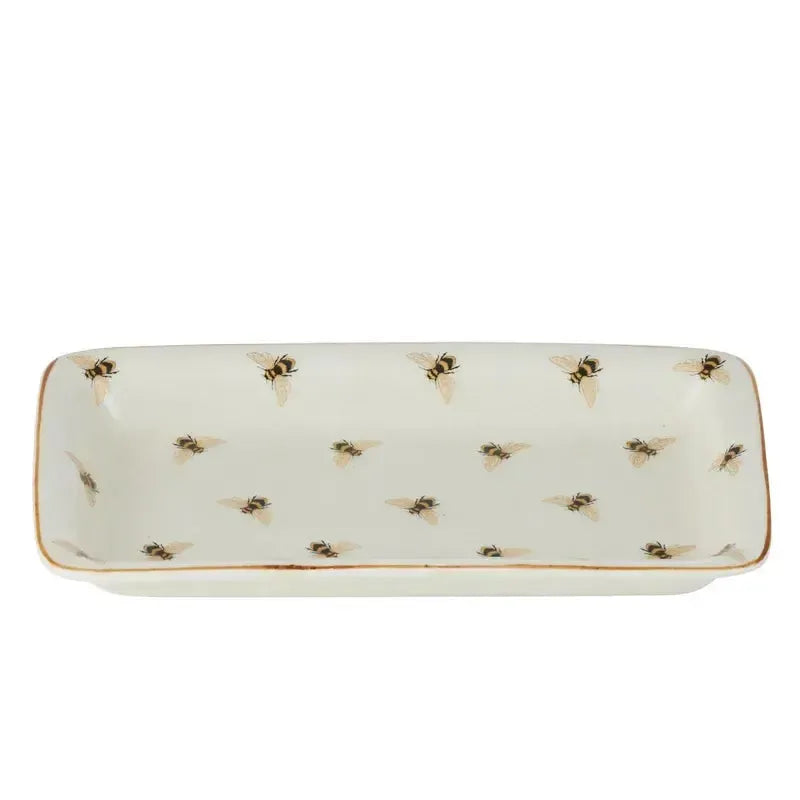 Apiary Ceramic Plate Gold-Coast to Coast-Shop At The Hive Ashburton-Lifestyle Store & Online Gifts