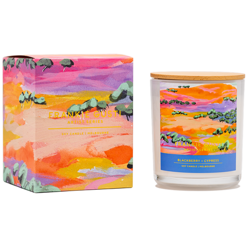 Artist Series Candle / Blackberry + Cypress-Frankie Gusti-Shop At The Hive Ashburton-Lifestyle Store & Online Gifts
