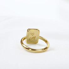 Asteria Jade Ring in Gold-Love Lunamei-Shop At The Hive Ashburton-Lifestyle Store & Online Gifts