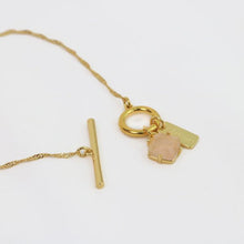 Aura Pure Necklace Gold Rose Quartz-Love Lunamei-Shop At The Hive Ashburton-Lifestyle Store & Online Gifts