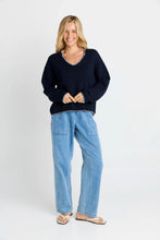 Ascot Stitch Sweater / Navy-Betty Basics-Shop At The Hive Ashburton-Lifestyle Store & Online Gifts