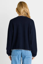 Ascot Stitch Sweater / Navy-Betty Basics-Shop At The Hive Ashburton-Lifestyle Store & Online Gifts