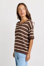 Aries V Neck Sweater / Chocolate-Betty Basics-Shop At The Hive Ashburton-Lifestyle Store & Online Gifts