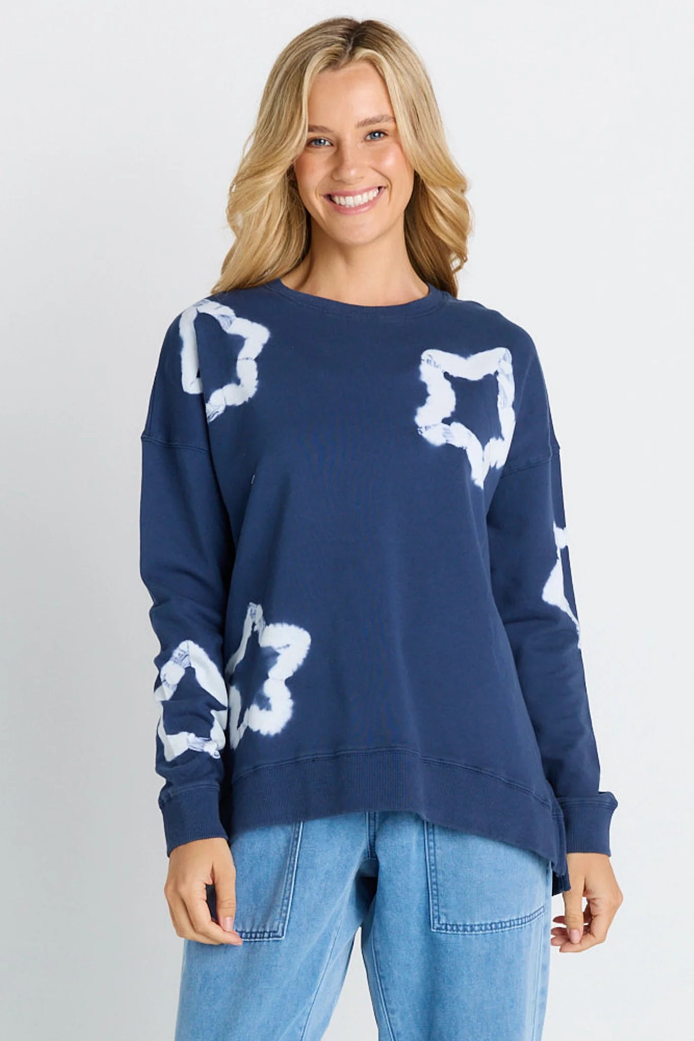 Palma Sweat / Navy Stars-Betty Basics-Shop At The Hive Ashburton-Lifestyle Store & Online Gifts