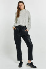 Poppy PU Jogger / Black-Betty Basics-Shop At The Hive Ashburton-Lifestyle Store & Online Gifts