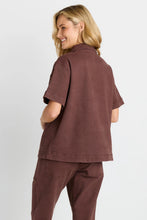 Quinn Shirt / Chocolate-Betty Basics-Shop At The Hive Ashburton-Lifestyle Store & Online Gifts