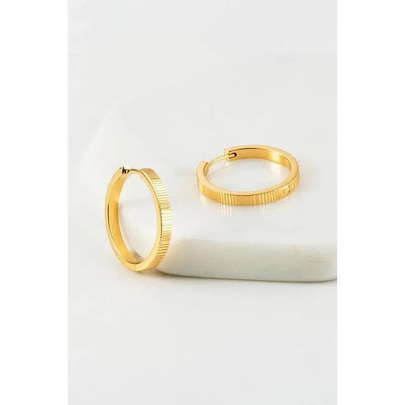 Billie Hoop / Gold-Zafino-Shop At The Hive Ashburton-Lifestyle Store & Online Gifts