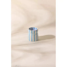 Blue Striped Ceramic Candle / Lost at Sea-Paddy Wax-Shop At The Hive Ashburton-Lifestyle Store & Online Gifts