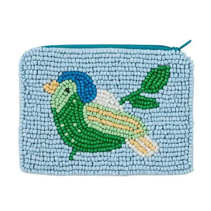 Bluebell Beaded Pouch Blue-Coast to Coast-Shop At The Hive Ashburton-Lifestyle Store & Online Gifts