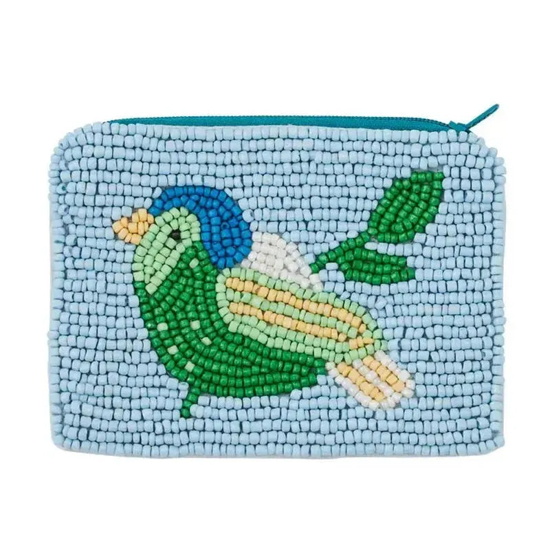 Bluebell Beaded Pouch Blue-Coast to Coast-Shop At The Hive Ashburton-Lifestyle Store & Online Gifts