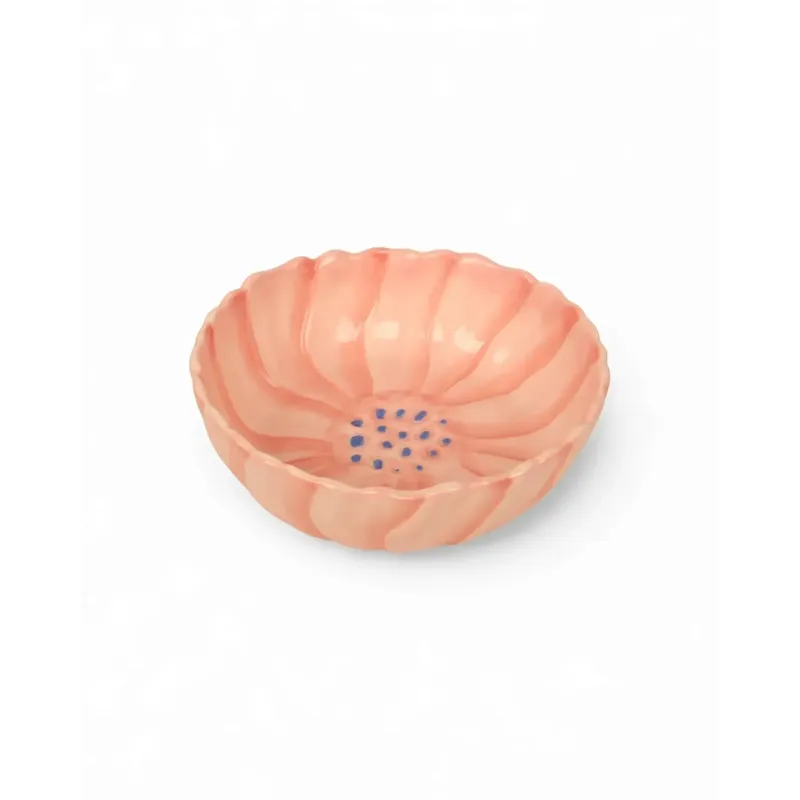 Blush Stoneware Flower Bowl-La La Land-Shop At The Hive Ashburton-Lifestyle Store & Online Gifts