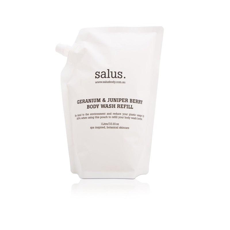 Geranium & Juniper Berry Body Wash Refill-Salus Body-Shop At The Hive Ashburton-Lifestyle Store & Online Gifts