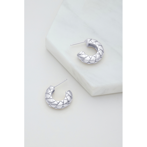Briana Hoop / Silver-Zafino-Shop At The Hive Ashburton-Lifestyle Store & Online Gifts