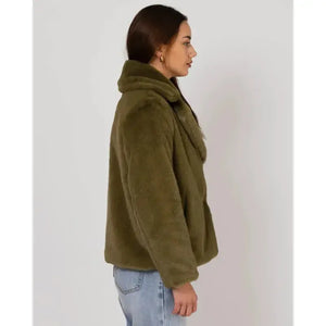 Britta Fur Jacket / Moss-Stella + Gemma-Shop At The Hive Ashburton-Lifestyle Store & Online Gifts
