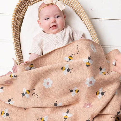 Busy Bee Blanket-Indus Design-Shop At The Hive Ashburton-Lifestyle Store & Online Gifts