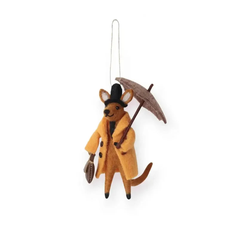CEO Kangaroo Felt Ornament-La La Land-Shop At The Hive Ashburton-Lifestyle Store & Online Gifts