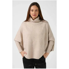 Cable Poncho-Stella + Gemma-Shop At The Hive Ashburton-Lifestyle Store & Online Gifts