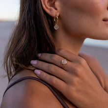 Calming Ring in Gold Rose Quartz-Love Lunamei-Shop At The Hive Ashburton-Lifestyle Store & Online Gifts