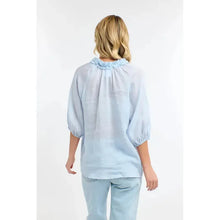 Cha Cha Frill Shirt / Powder Blue-365 Days Clothing-Shop At The Hive Ashburton-Lifestyle Store & Online Gifts