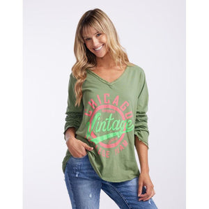 Chicago Long Sleeve Top-Italian Star-Shop At The Hive Ashburton-Lifestyle Store & Online Gifts