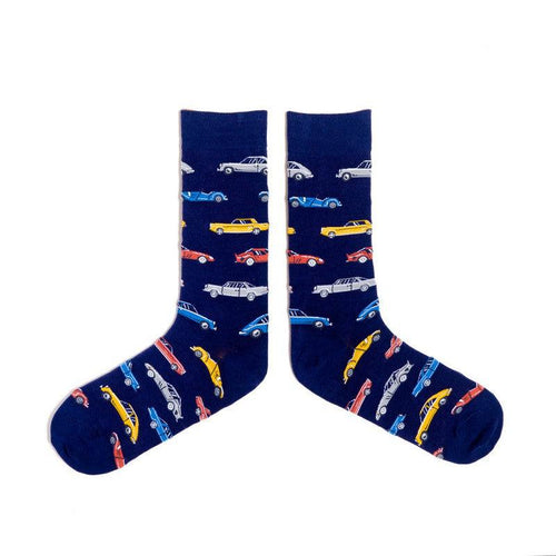 Classic Cars Cotton Male Socks-Spencer Flynn-Shop At The Hive Ashburton-Lifestyle Store & Online Gifts