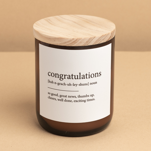Congratulations Candle / 40 Hours-Commonfolk Collective-Shop At The Hive Ashburton-Lifestyle Store & Online Gifts
