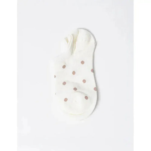 Cream Socks With Latte Dots-Stella + Gemma-Shop At The Hive Ashburton-Lifestyle Store & Online Gifts