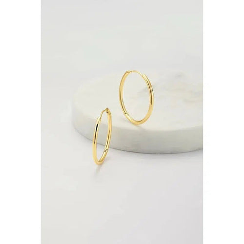 Delilah Hoop Large / Gold-Zafino-Shop At The Hive Ashburton-Lifestyle Store & Online Gifts