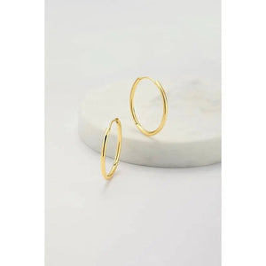 Delilah Hoop Large / Gold-Zafino-Shop At The Hive Ashburton-Lifestyle Store & Online Gifts