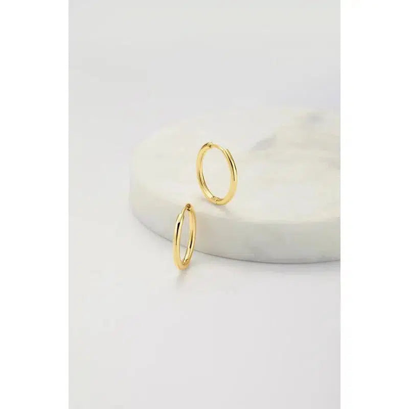 Delilah Hoop Medium / Gold-Zafino-Shop At The Hive Ashburton-Lifestyle Store & Online Gifts