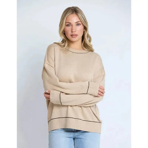 Denver Jumper / Caramel-Stella + Gemma-Shop At The Hive Ashburton-Lifestyle Store & Online Gifts