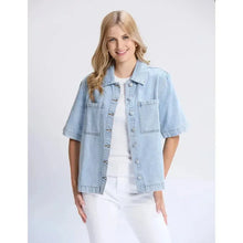 Dillon Shirt / Light Wash-Stella + Gemma-Shop At The Hive Ashburton-Lifestyle Store & Online Gifts