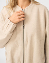 Bomber Jacket / Oat-Stella + Gemma-Shop At The Hive Ashburton-Lifestyle Store & Online Gifts