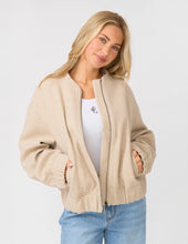 Bomber Jacket / Oat-Stella + Gemma-Shop At The Hive Ashburton-Lifestyle Store & Online Gifts