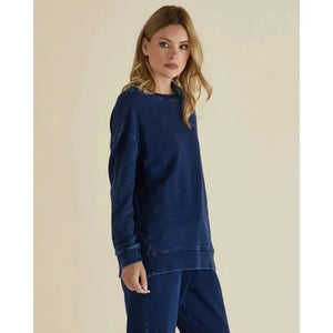 Easy Crew Sweat / Indigo Wash-Betty Basics-Shop At The Hive Ashburton-Lifestyle Store & Online Gifts