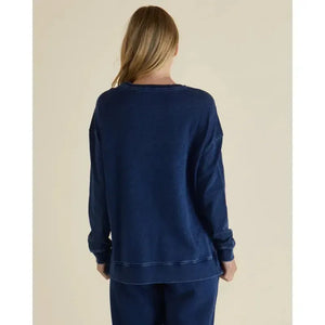 Easy Crew Sweat / Indigo Wash-Betty Basics-Shop At The Hive Ashburton-Lifestyle Store & Online Gifts